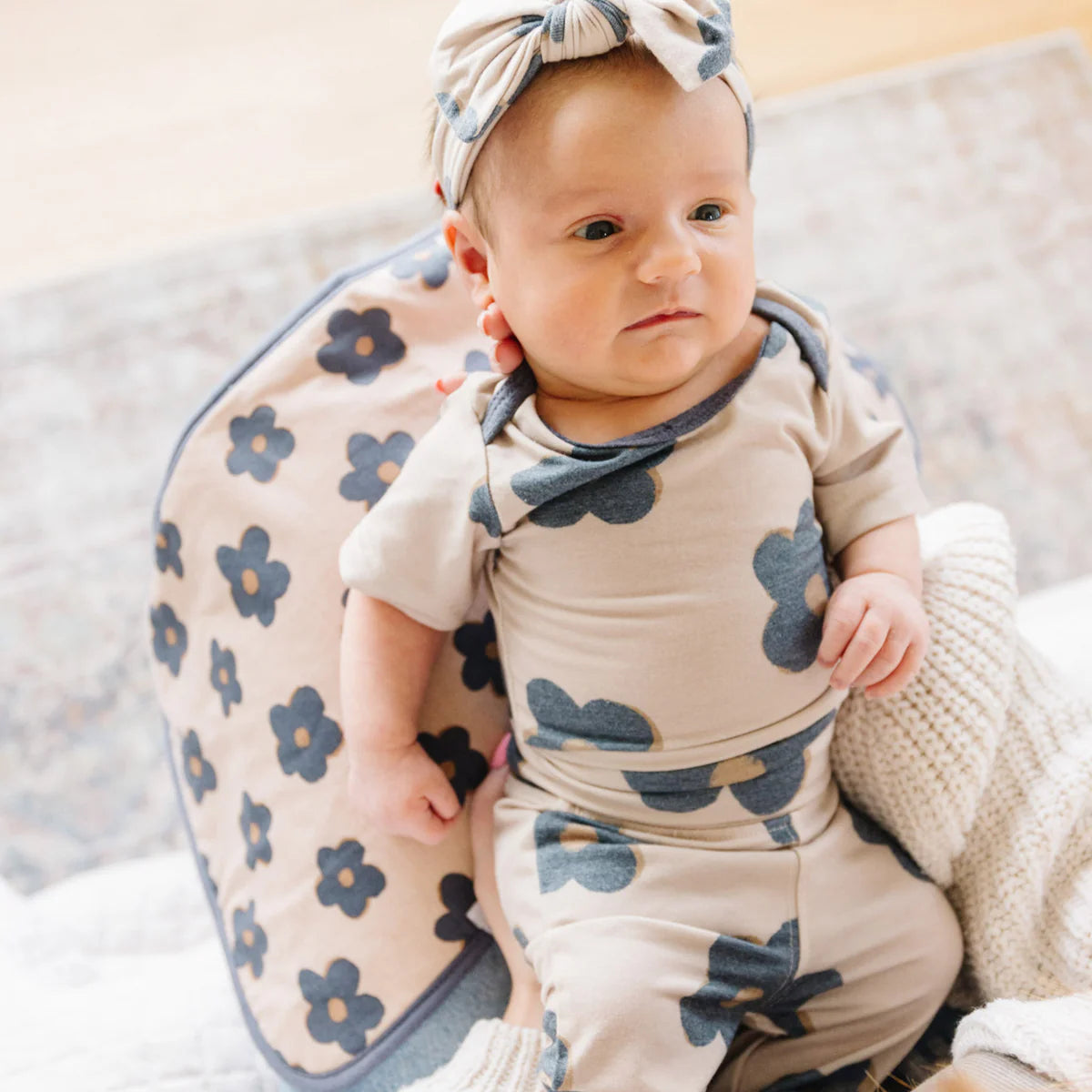 Gemma In Tan Burp cloth Set