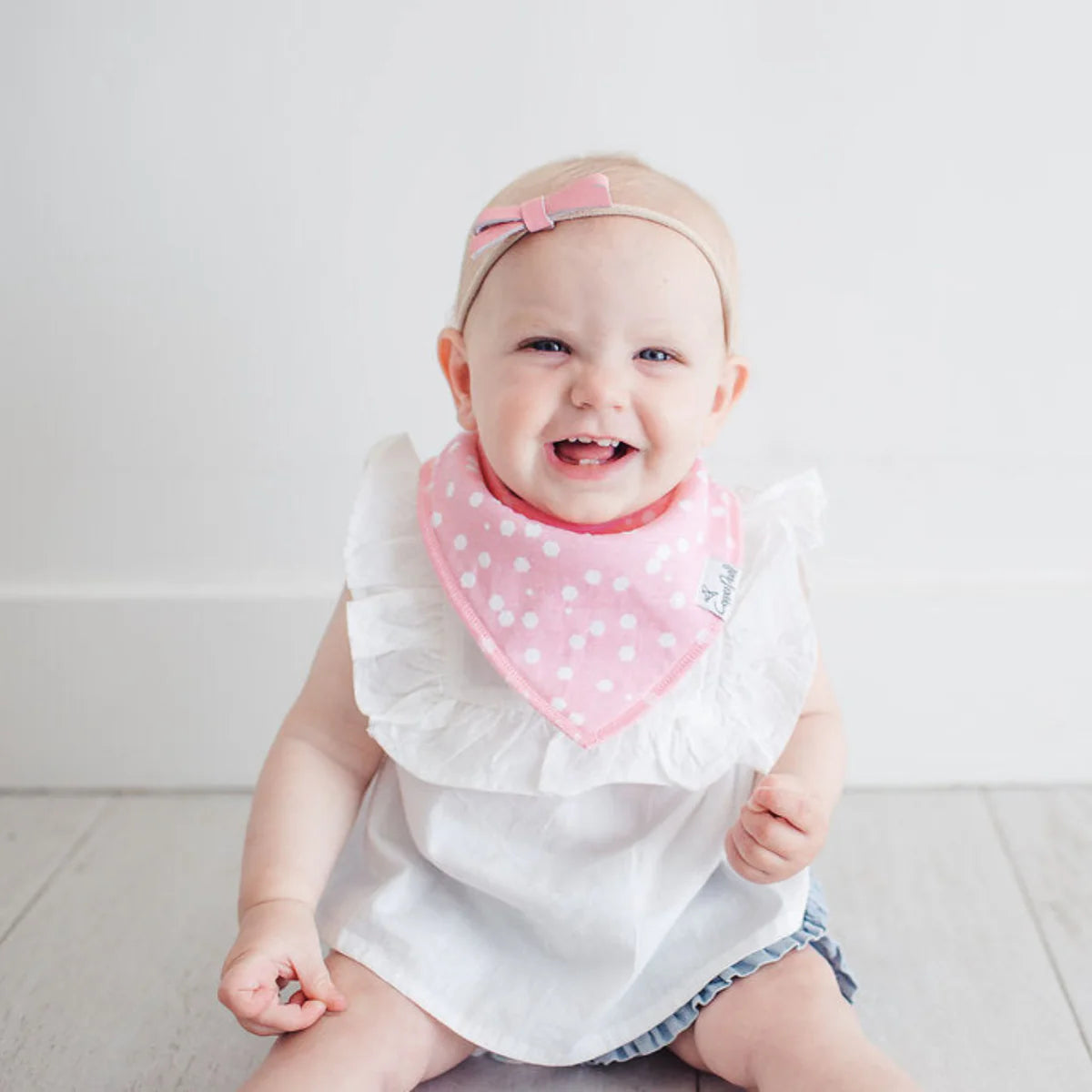 Copper Pearl Summer Bandana Bib Set