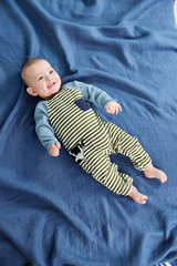 MUD PIE | Cow Striped Bodysuit 1Pc 6-9M