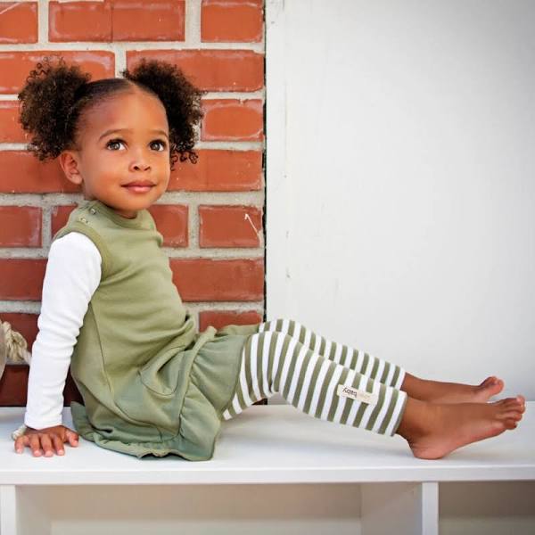 L’OVED BABY | Organic Leggings Sage & White