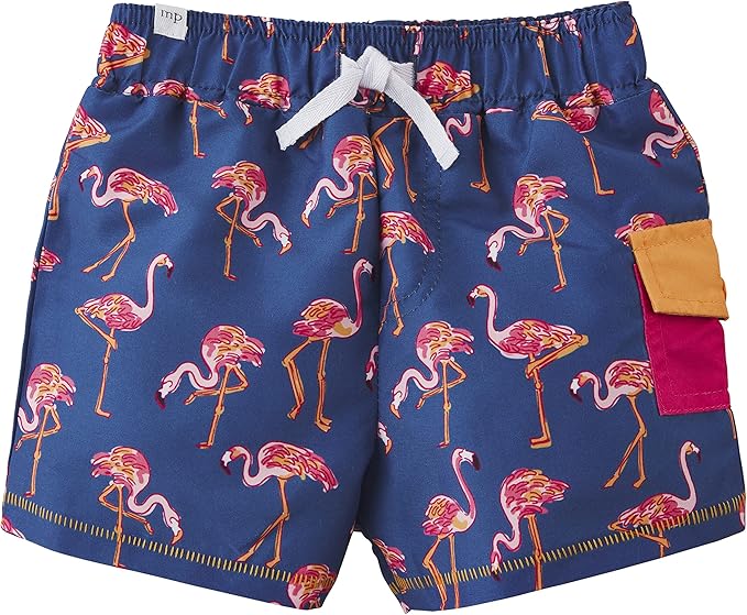 Mud Pie- Flamingo Swim Trunks