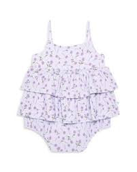 POSH PEANUT | Jeanette Basic Ruffled Spaghetti Romper - 2T