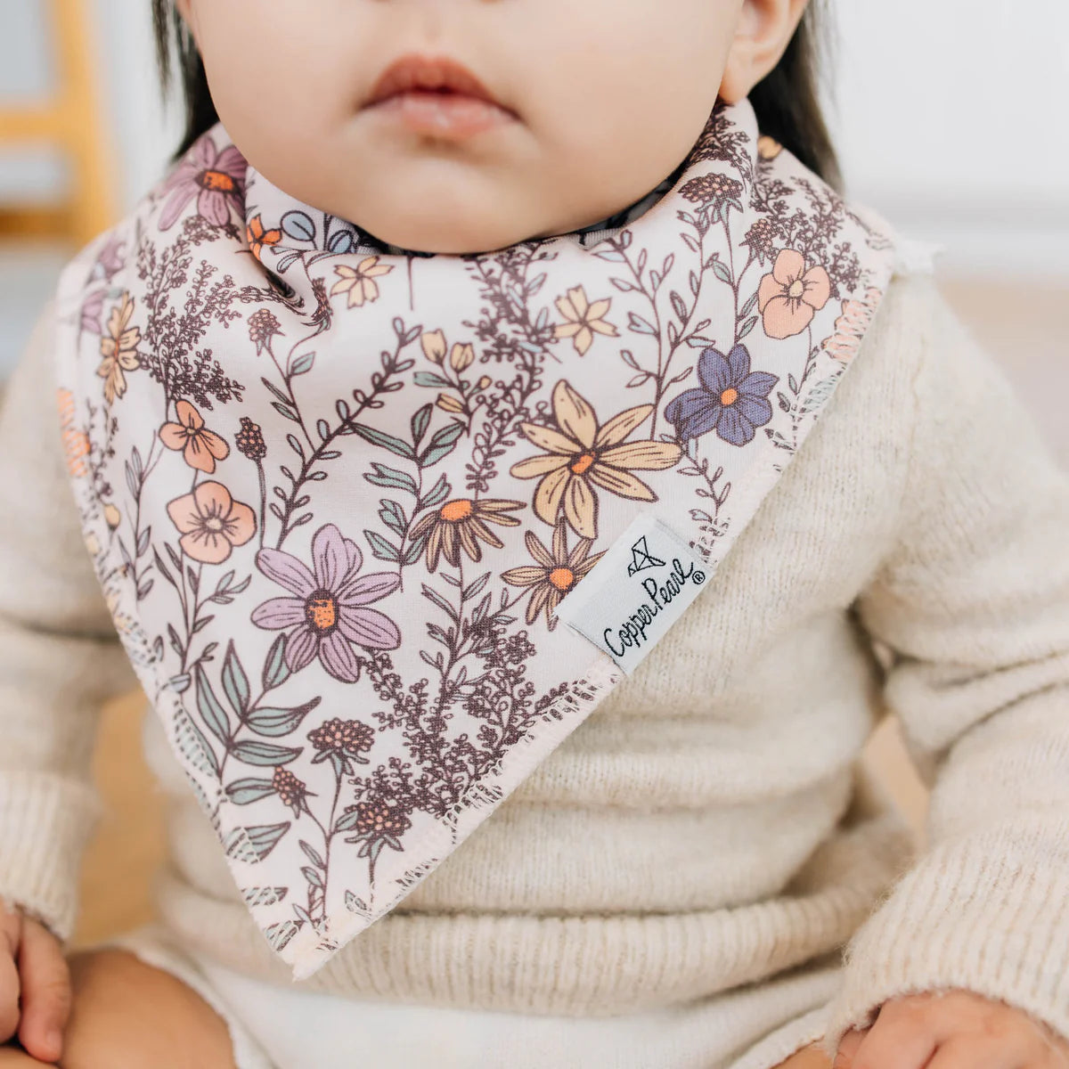 Flora - Baby Bandana Bibs