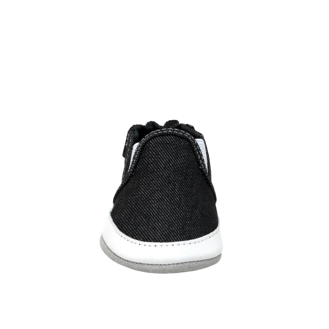 Soft Soles Liam Denim Black Size 0-6M