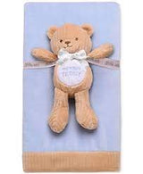 Soft & Cuddly Blanket With Plush Toy
