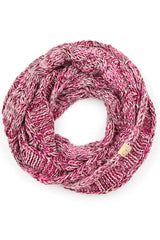 Kids multi tone cable knit CC infinity scarf
