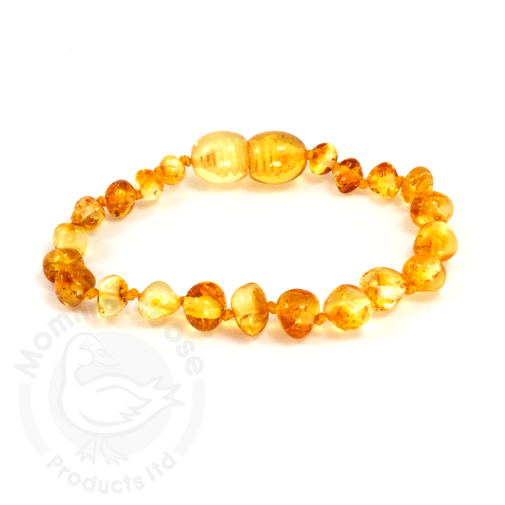 1103-Lemon Baby Amber Bracelets