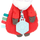 Holiday Santa Itzy Lovey Plush + Teether Toy