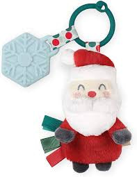 Holiday Santa Itzy Pal Plush + Teether