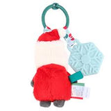 Holiday Santa Itzy Pal Plush + Teether