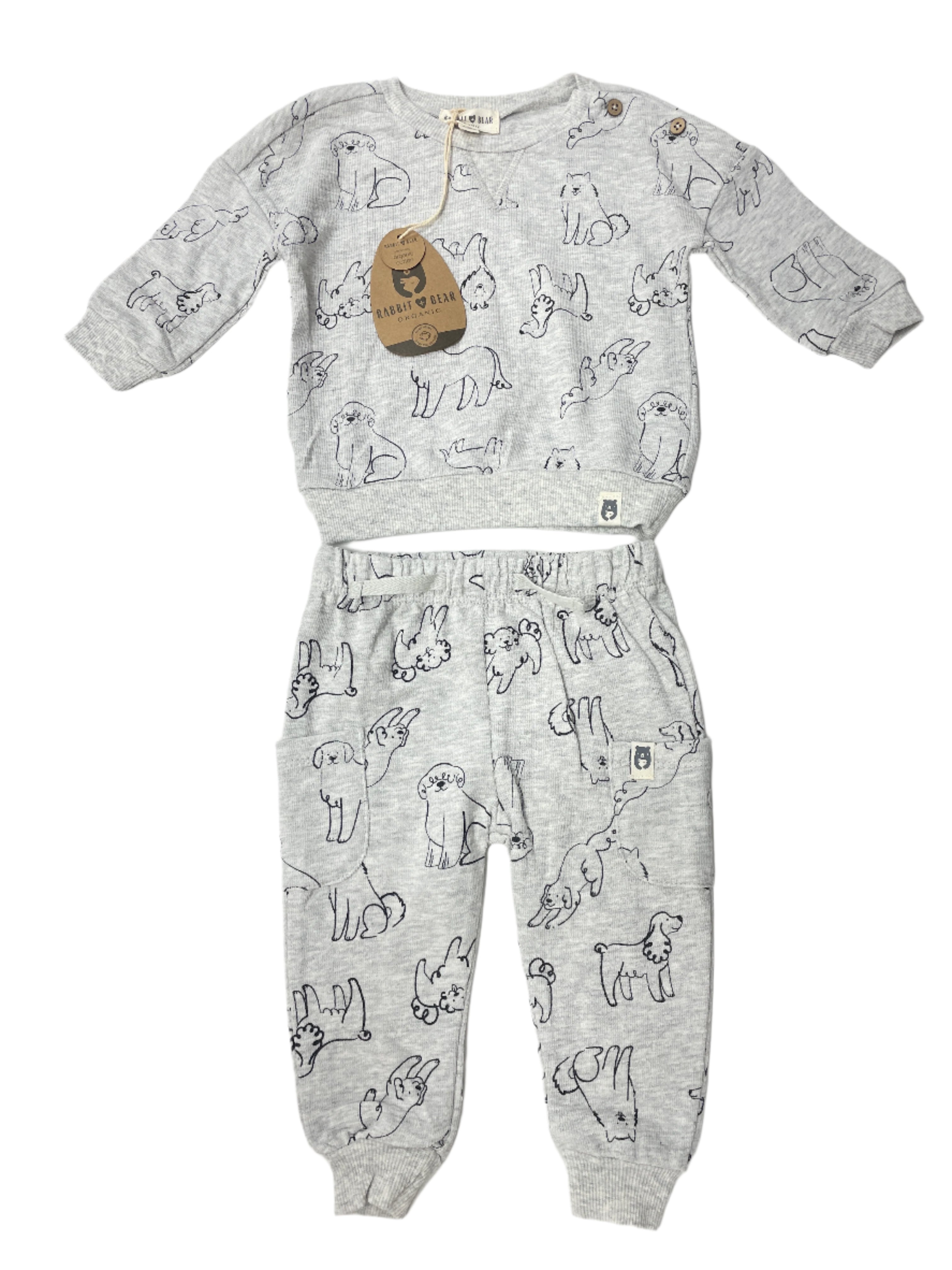 Rabbit + Bear Organic 2PC Active Wear