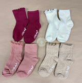 Little Me Organic Socks 2-4T