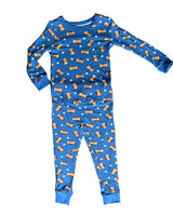 2PC Blue Football Sleepwear