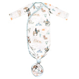 Copper Pearl | Boone Newborn Knotted Gown