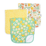 Copper Pearl Lemon Burp Cloth Set (3-pack)