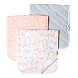 Copper Pearl Whimsy Burp Cloth Set (3-pack)