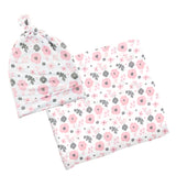 Floral Bamboo Blanket & Beanie