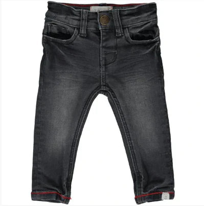 Me & Henry Mark Charcoal Denim Jeans 12-18 Mos