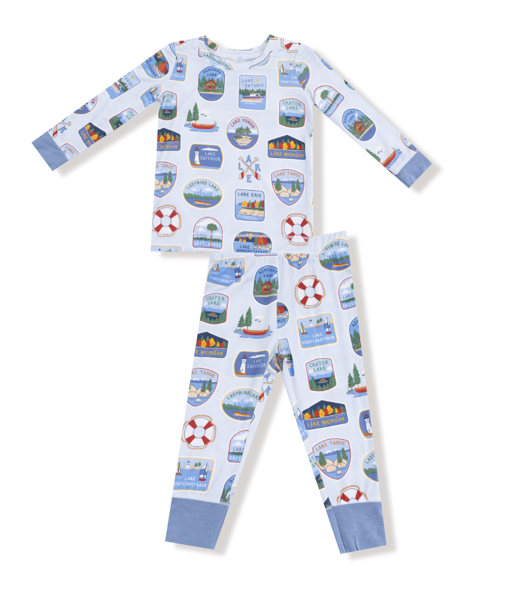 Lake Stickers - L/S Loungewear Set
