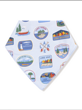 Lake Stickers Bandana Bib