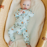 Rocketeer Convertible Zip-up Footie 0/3M