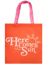 Here Comes The Sun Canvas Tote Bag
