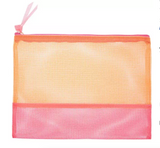 Flat Mesh Zipper Pouch