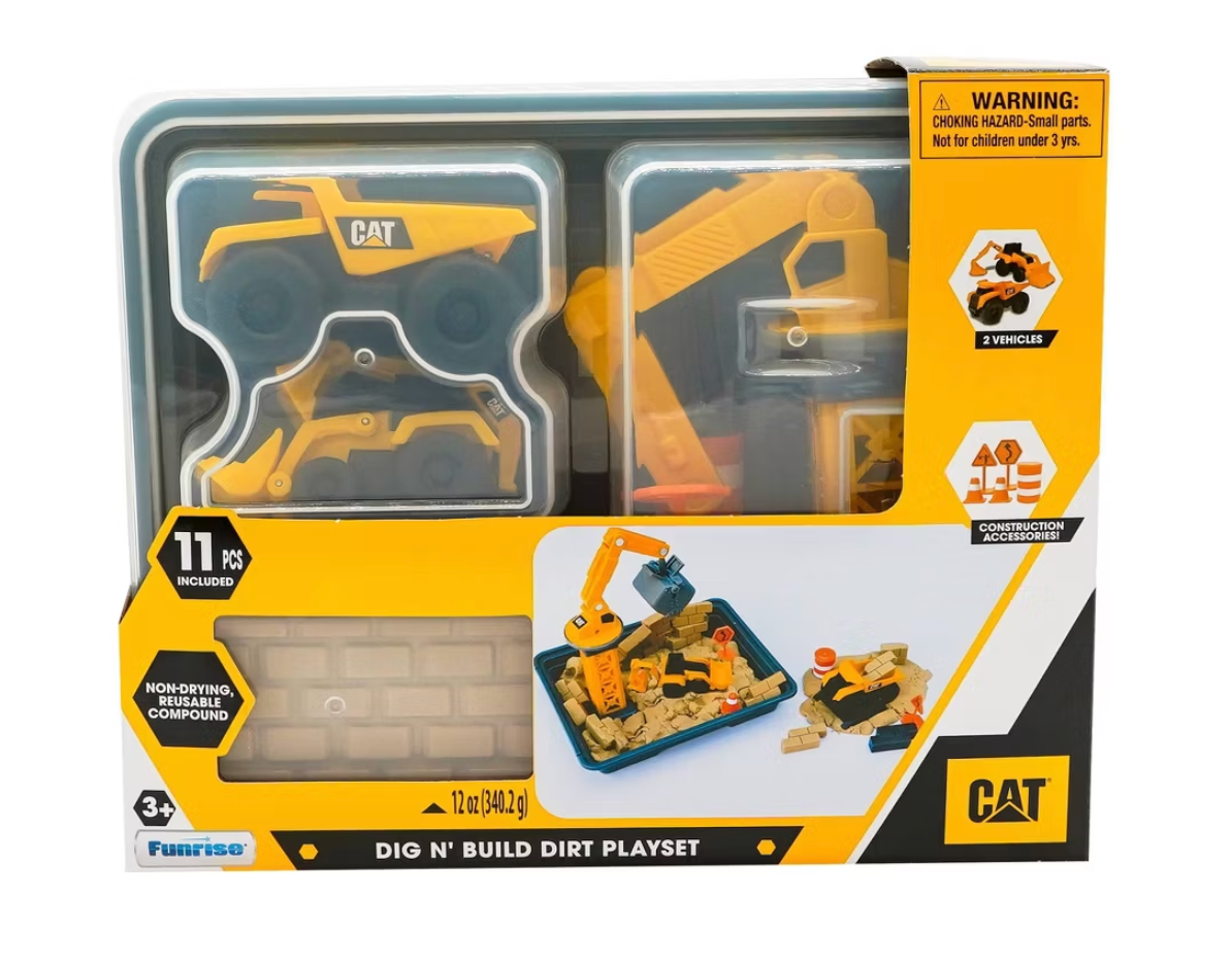 Cat Dig N' Build Dirt Playset