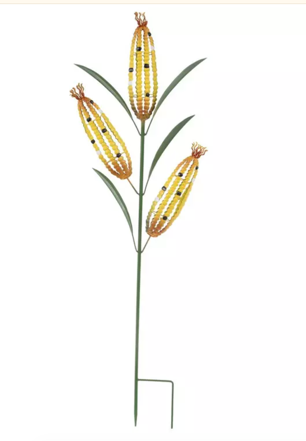 Corn Stalk Metal Garden Stake
