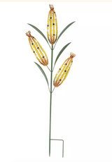 Corn Stalk Metal Garden Stake