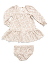 Rabbit + Bear | 3Pc Fall Floral Dress & Socks Set
