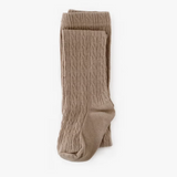 Oat Cable Knit Tights 6-12M