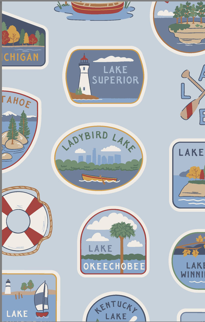 Lake Stickers - L/S Loungewear Set