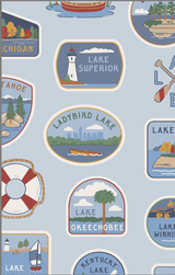 Lake Stickers - L/S Loungewear Set