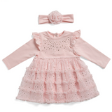 Little Me | 2pc Spray Shine Tutu Bodysuit With Headband Set