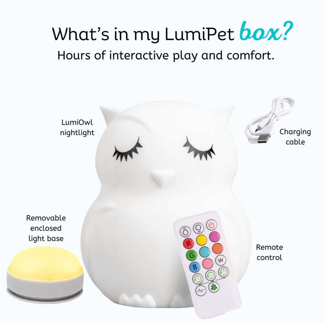 Lumipets® Junior Owl - Children'S Nursery Touch Night Light