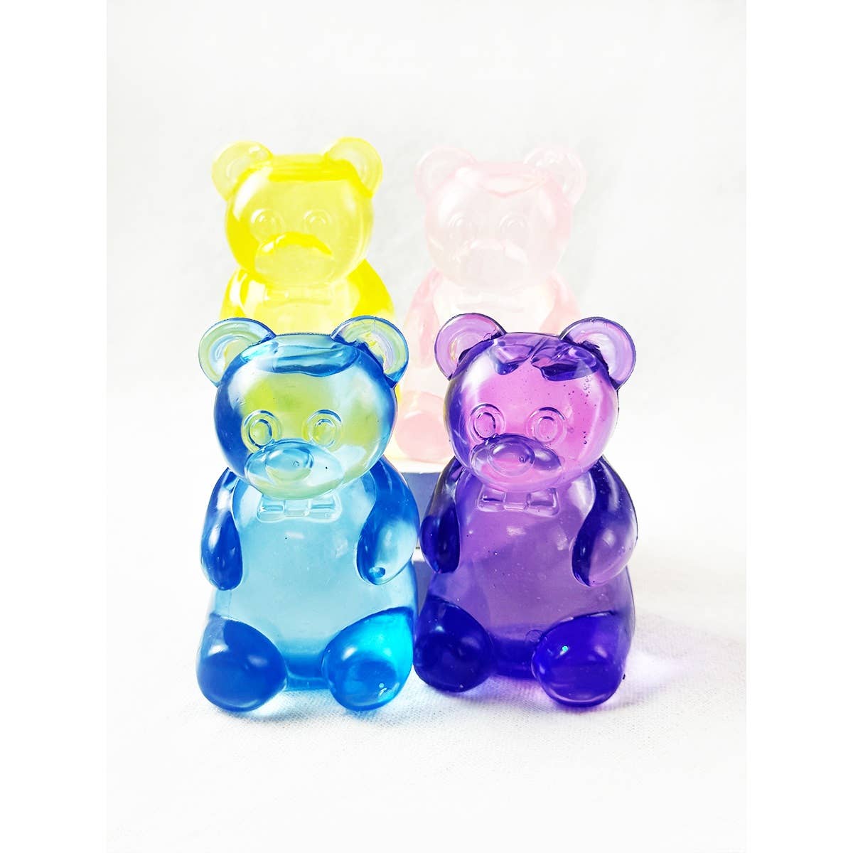 Large Solid Transparent Gummy Bear Squishy Toy