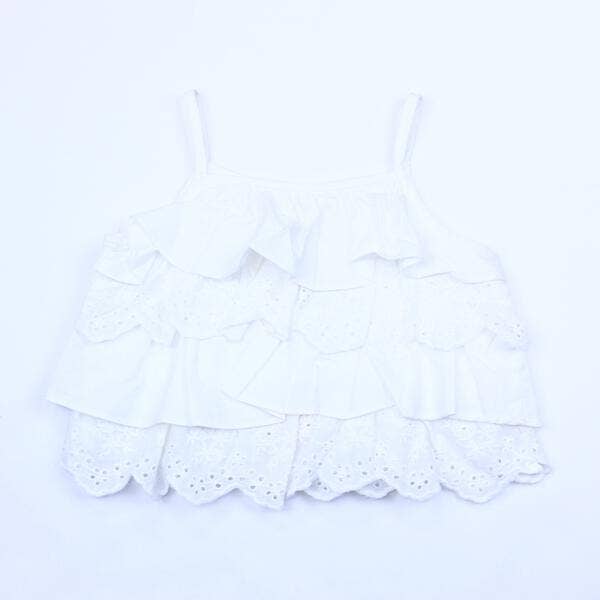 Eyelet Tiered Tank