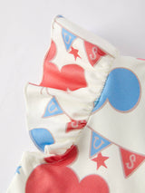 Flag Print Girls Dress