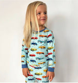 Vintage Cars Bamboo PJ Two Piece Set