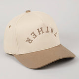 FATHER Upside Down Embroidery Two-Tone Cap