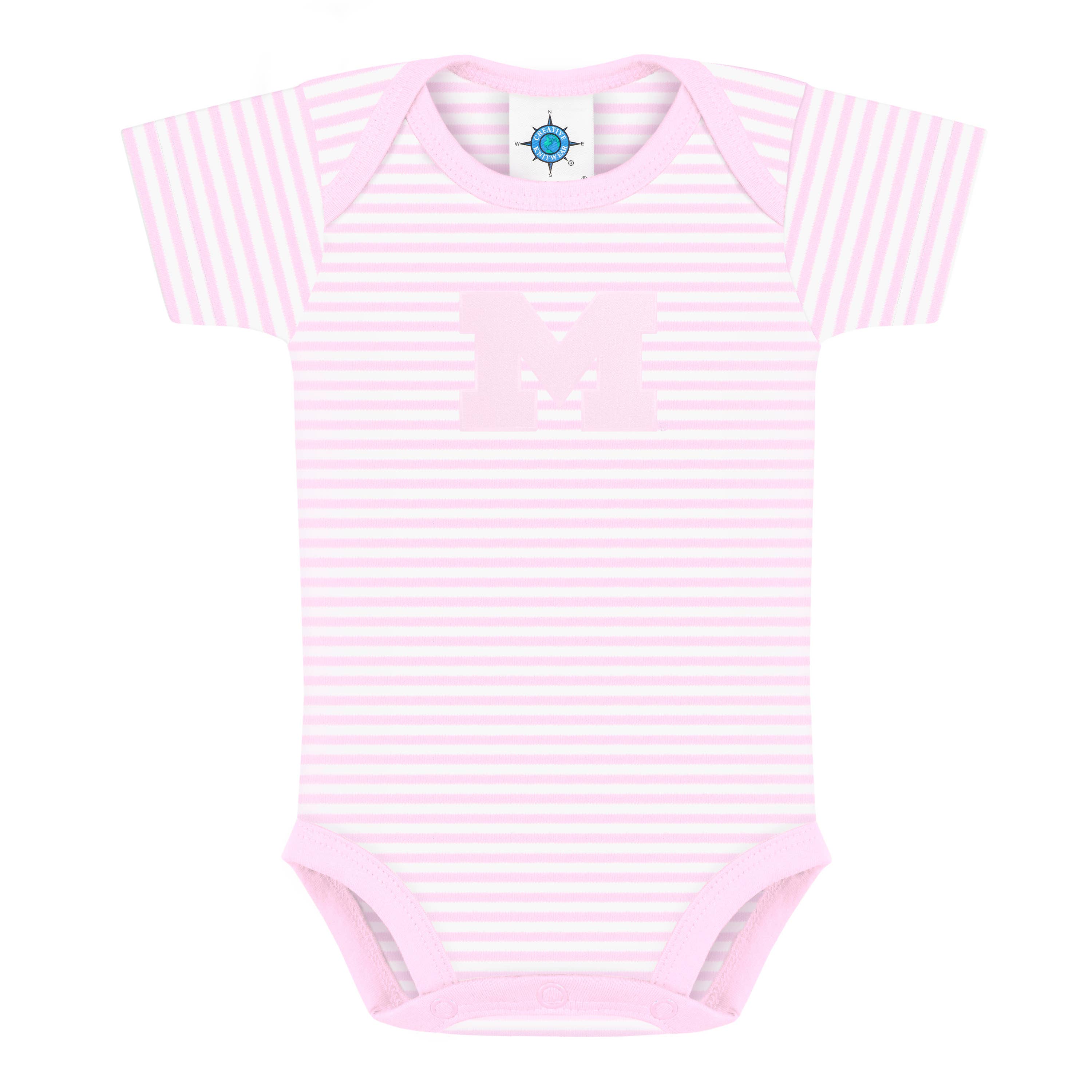 Michigan Wolverines Striped Infant Bodysuit