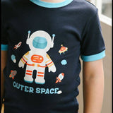 Space Boy Short Sleeve Pajama Set