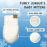 Baby Mitten - Ivory