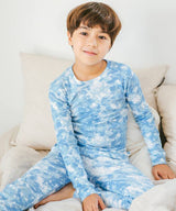 Prism Milk Blue Long Sleeve PJ's