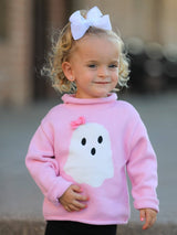 Ghost Bow Knit Sweater