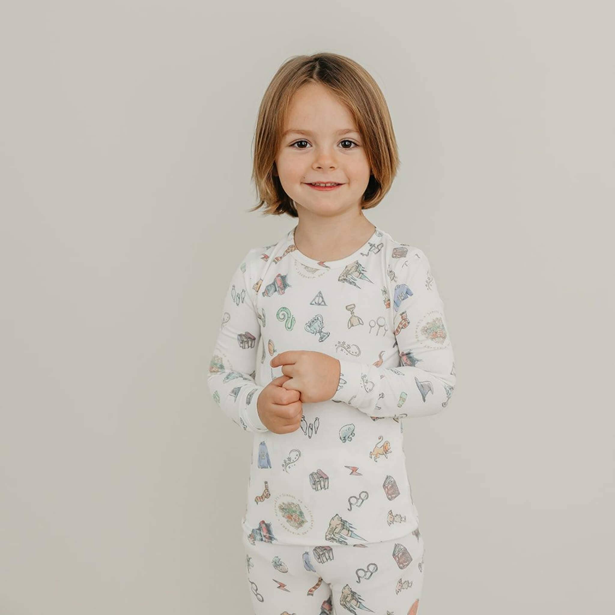 2pc Long Sleeve Pajama Set - Wizarding World