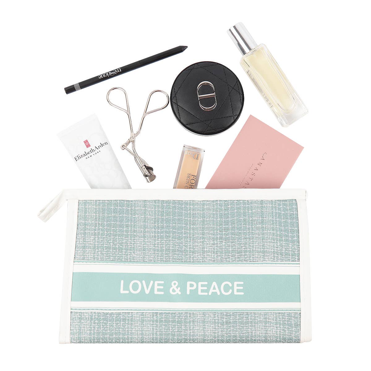 Mini Momo - Makeup Bag Travel Toiletry Organizer Cosmetic Pouch Clutch
