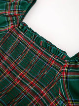 Christmas Green Plaid Dress