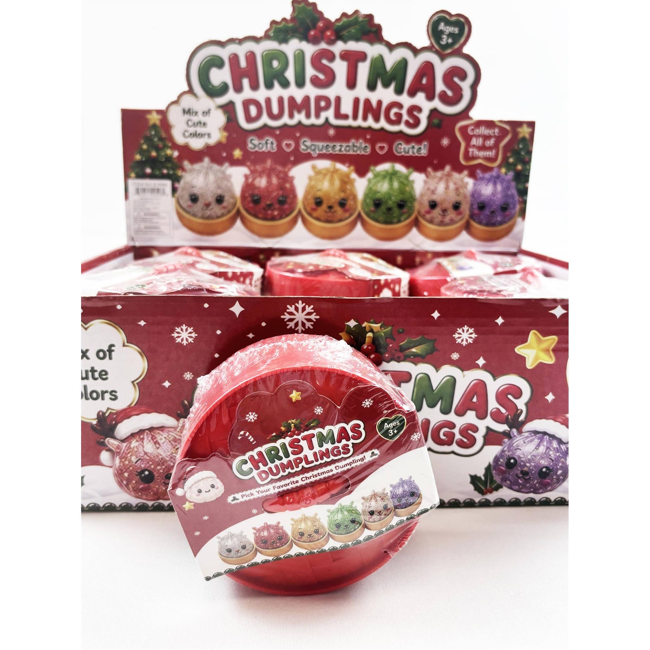 Christmas Reindeer Dumpling Squishy
